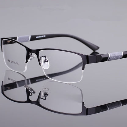 METAL ALLOY HALF FRAME READING GLASSES