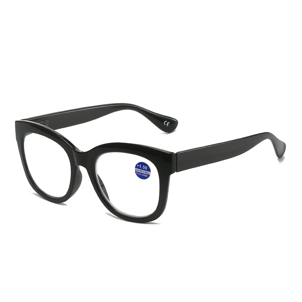 RUNDER RAHMEN ANTI-BLAULICHT PRESBYOPE-BRILLE