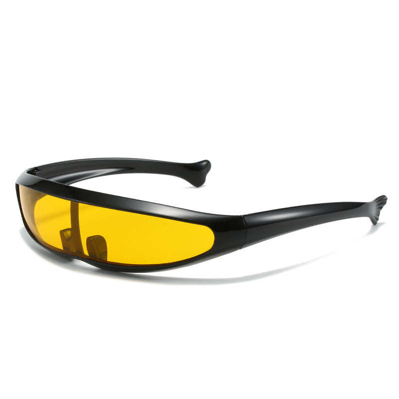 MEN'S FUTURISTIC STYLIST ONE-PIECE PC 100% UV PROTECTION SUNGLASSES