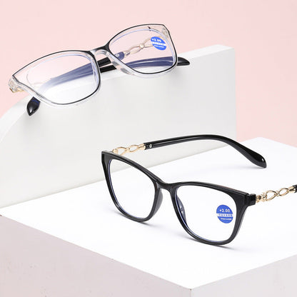 FULL FRAME RESIN METAL ANTI-BLUE LIGHT READING GLASSES