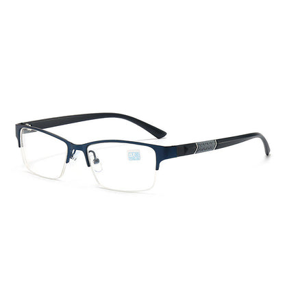 METAL ALLOY HALF FRAME READING GLASSES