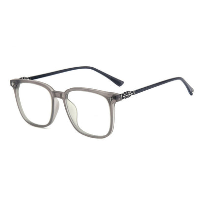 RETRO-LESEBRILLE MIT QUADRATISCHEM RAHMEN