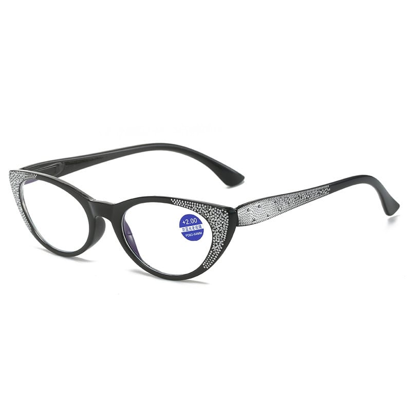 CAT EYE DIAMOND ANTI-BLUE LIGHT READING GLASSES