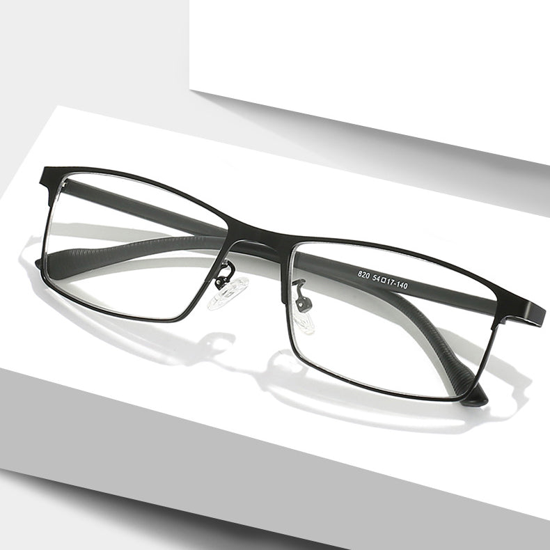 METAL FRAME COLOR CHANGING ANTI-BLUE LIGHT READING GLASSES