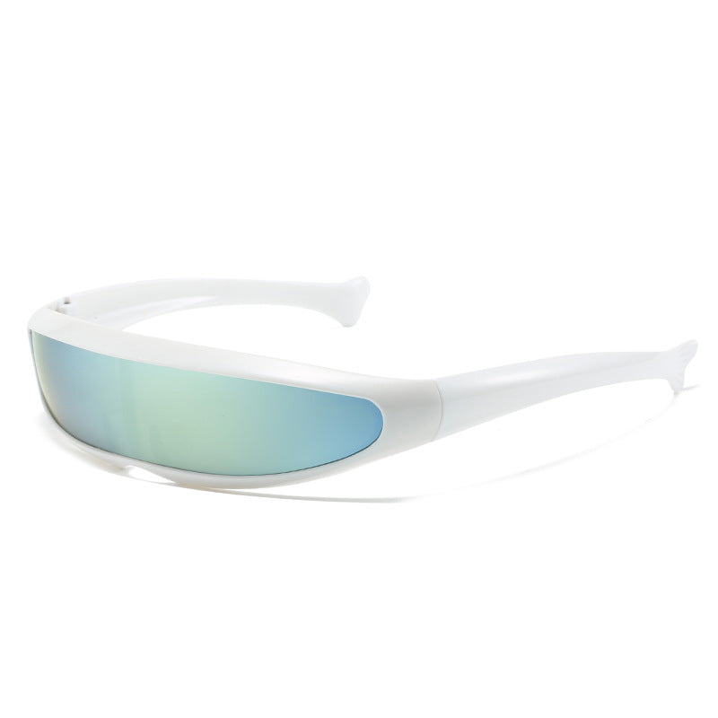 MEN'S FUTURISTIC STYLIST ONE-PIECE PC 100% UV PROTECTION SUNGLASSES