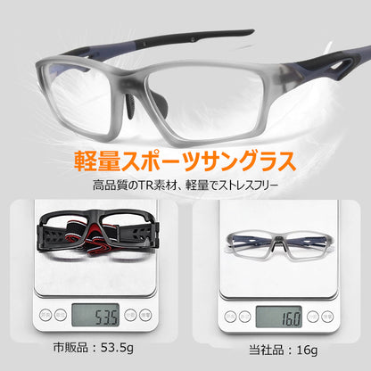 Eterlens 滑り止め付きブルーライトカットスポーツ老眼鏡