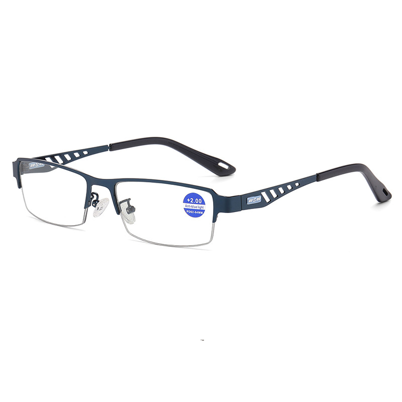 #0018【Spring Glow-Up】Pure Titanium Frameless TR Material Business Intelligent Color Changing Reading Glasses