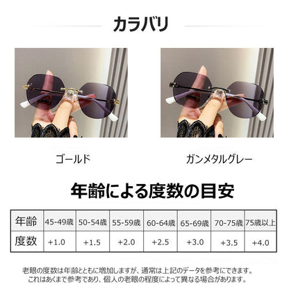 Eterlens 調光機能付きブルーライトカット老眼鏡、 目を守る調光機能付きで、屋外での使用に最適。