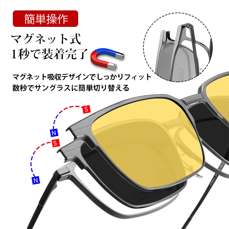 Eterlens 偏光サングラスクリップオン