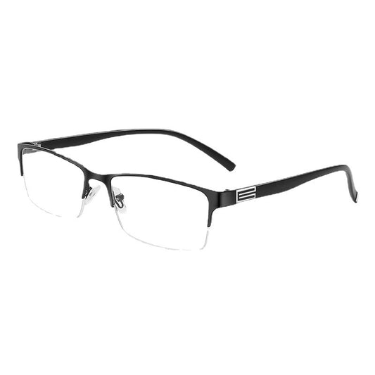 USOPTIGAZE MEN'S BUSINESS HALF-RIM MULTIFOCAL GLASSES