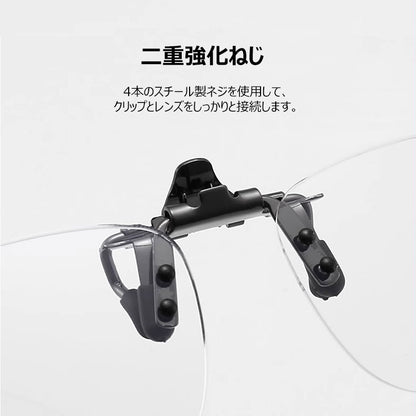 Eterlens ブルーライト対策クリップ式老眼鏡