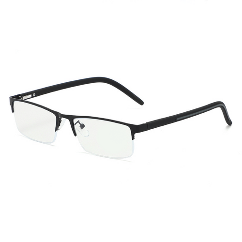 USOPTIGAZE MEN'S FASHIONABLE METAL LIGHTWEIGHT ANTI-BLUE LIGHT BUSINESS READING GLASSES