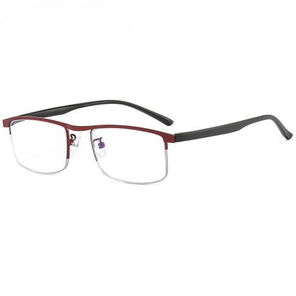 #3311 USOPTIGAZE FASHIONABLE ALLOY MULTIFOCAL ANTI-BLUE LIGHT READING GLASSES