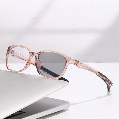 【USOPTIGAZE】SPORT FASHIONABLE LARGE SQUARE FRAME WITH DETACHABLE PHOTOCHROMIC MULTIFOCAL LENSES