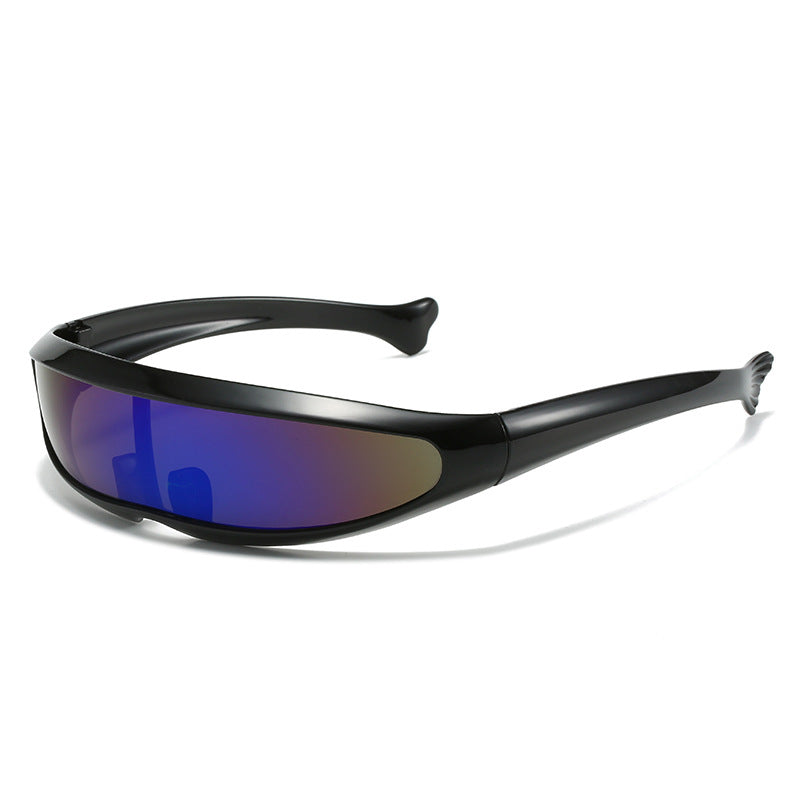 MEN'S FUTURISTIC STYLIST ONE-PIECE PC 100% UV PROTECTION SUNGLASSES