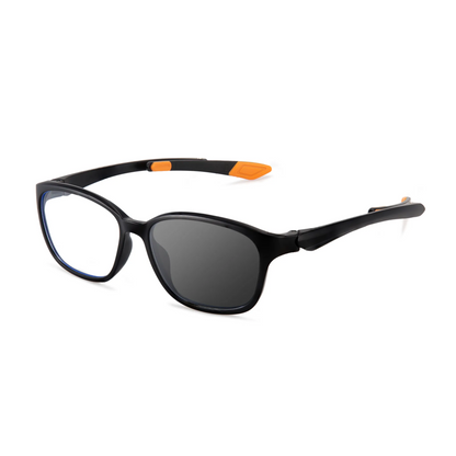 【USOPTIGAZE】SPORT FASHIONABLE LARGE SQUARE FRAME WITH DETACHABLE PHOTOCHROMIC MULTIFOCAL LENSES