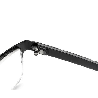 METAL ALLOY HALF FRAME READING GLASSES