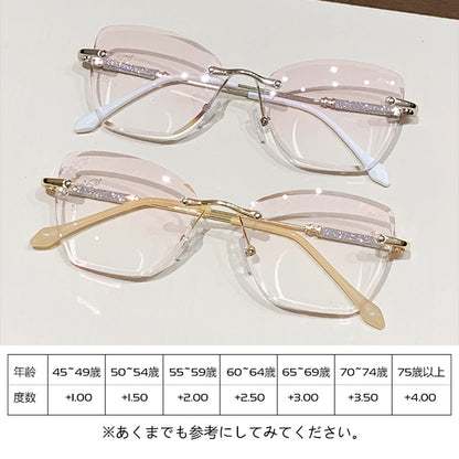 Eterlens リムレス・ブルーライトカット老眼鏡