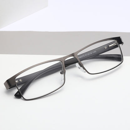 USOPTIGAZE MEN'S FASHIONABLE HD READING ANTI-BLUE LIGHT BUSINESS READING GLASSES