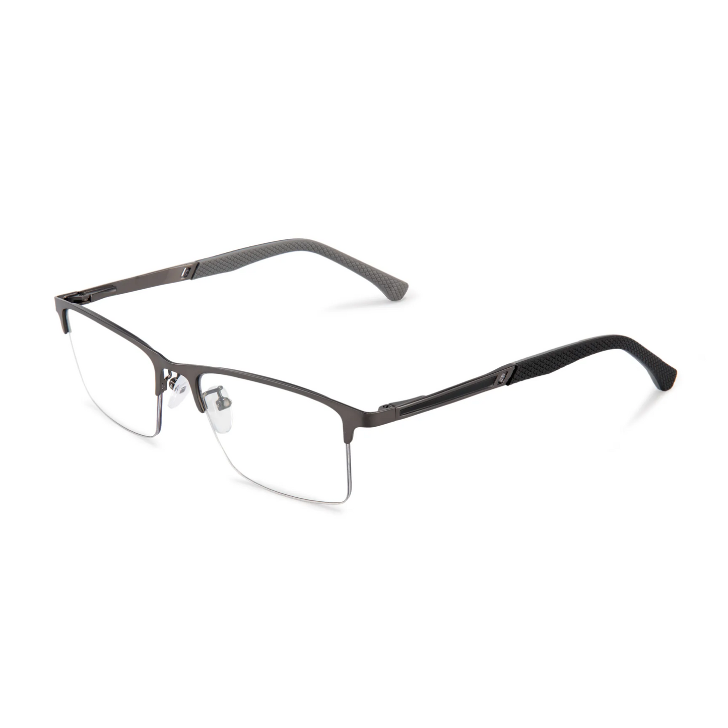 #5312USOPTIGAZE Retro HalfFrame Horizon RetroBlu Shield Business Reading Glasses