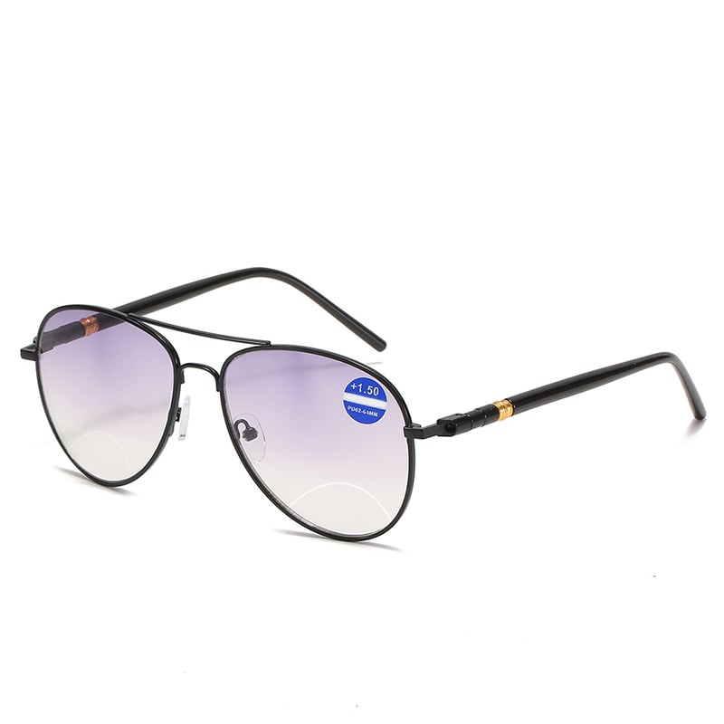 METAL ANTI-BLUE LIGHT PRESBYOPIC GLASSES