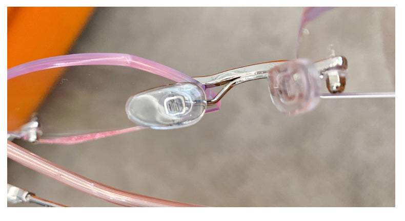 DIAMOND RIMLESS ANTI-BLUE LIGHT PRESBYOPIA GLASSES